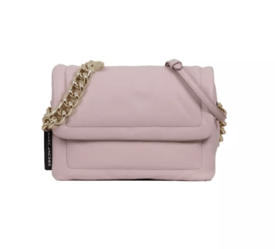 Cartera Marc Jacobs The pillow bag mediana rosada cadena dorada1