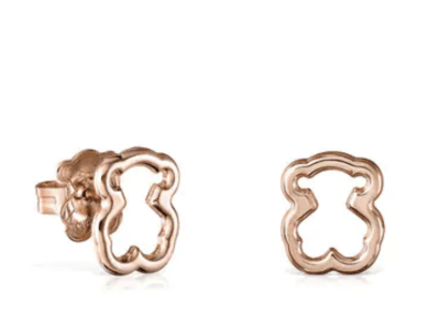 Aros Tous Carrusel con baño de oro rosa de 18 kt sobre plata1