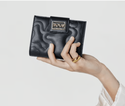 Billetera Tous Dreams Acolchada Negra1