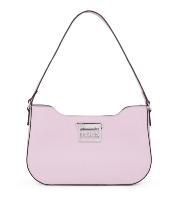 Cartera Tous de hombro Legacy cuero lila1