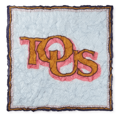 Pañuelo Tous de seda Emmeline Azul-Multi1