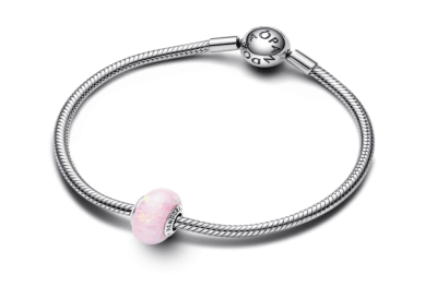 Charm Pandora Murano Rosa Opalecente