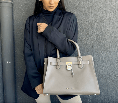 Cartera Michael Kors Crossbody Hamilton Taupe1