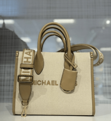 Cartera Michael Kors mirella Small cafe con leche1