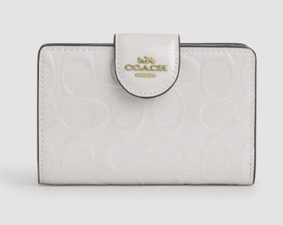 Billetera Coach Cuero Monograma Blanco1