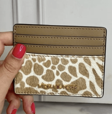 Tarjetero Michael Kors Print cafe1