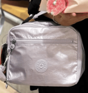 Lonchera Kipling Lonchera Ermy lila metalizada1