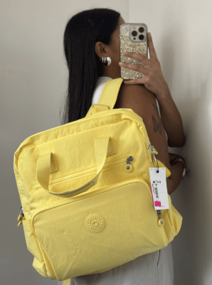 Bolso Maternal Kipling Audra Baby Backpack amarilla2