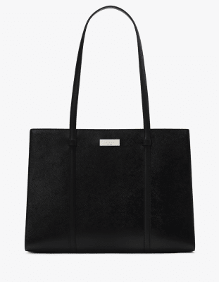 Cartera Kate Spade Tote Kenzie Cuero Negro1