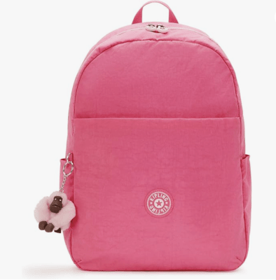 Mochila Kipling Haydar fucsia logo holografico1