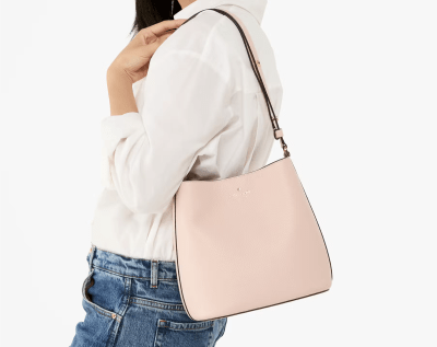 Cartera Kate Spade Bombonera Julia Cuero Rosa palo1