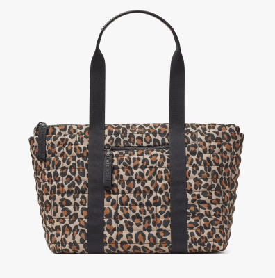 Bolso Kate Spade Tote grande de viaje Camden Spotted animal print