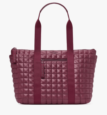 Bolso Kate Spade Tote grande de viaje Camden burdeo