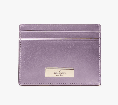 Tarjetero Kate Spade Kenzie Pequeño Rosado Charol