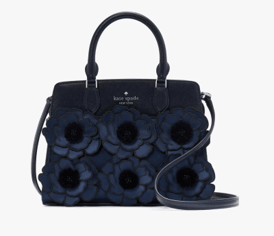 Cartera Kate Spade Madison stampado flores azules