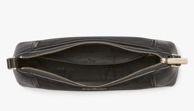 Cartera Kate Spade Lena Medium Suede Cuero negro