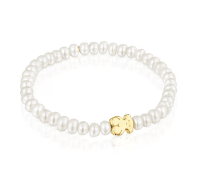 Pulsera Tous perlas cultivadas Sweet Dolls de oro amarillo 18k1