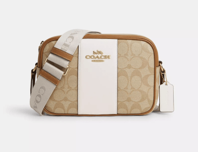 Cartera Coach Jamie Vainilla con Camel1