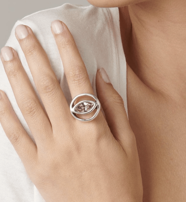 Anillo Uno de 50 Piedra amatista Ojo de la proteccion1