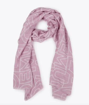Bufanda Lola Casademunt monograma Rosa1