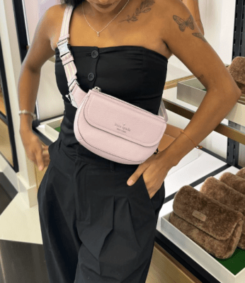 Riñonera Kate Spade Rosie Cuero Lila1