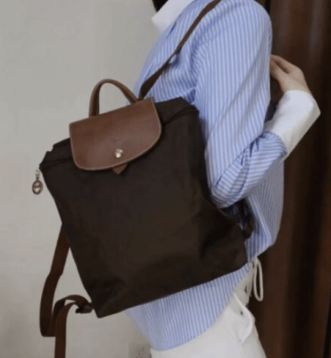 Mochila Longchamp Le Pliage Cafe Moro2