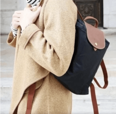 Mochila Longchamp Le Pliage Negro