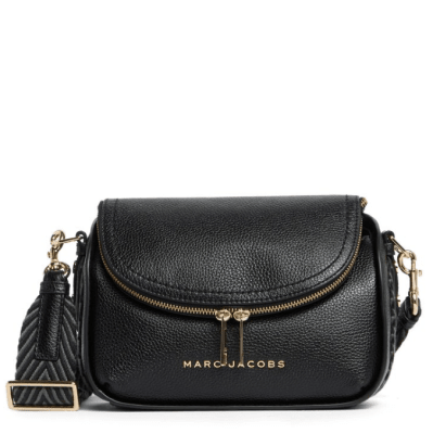 Cartera Marc Jacobs Crossbody con solapa negro1