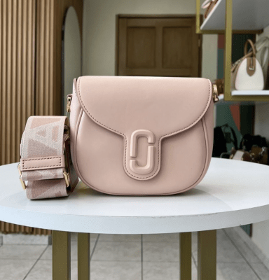 Crossbody Marc Jacobs Cuero Rosa