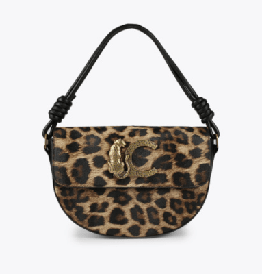 Cartera Lola Casademunt Media luna animal print