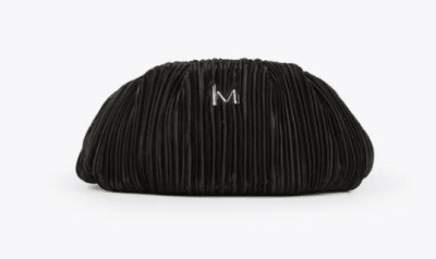 Cartera Lola Casademunt plisado Negro