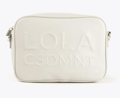 Cartera Lola Casademunt Crossbody Logo en relieve Crudo