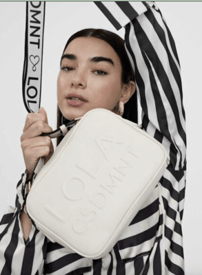 Cartera Lola Casademunt Crossbody Logo en relieve Crudo