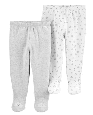 Set 2 pantys Carter´s gris milk