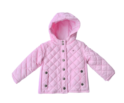 Parka Tommy Hilfiger Kids acolchada rosada1
