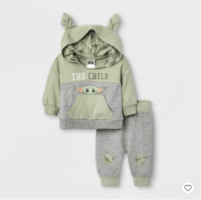 Conjunto baby yoda Star Wars1
