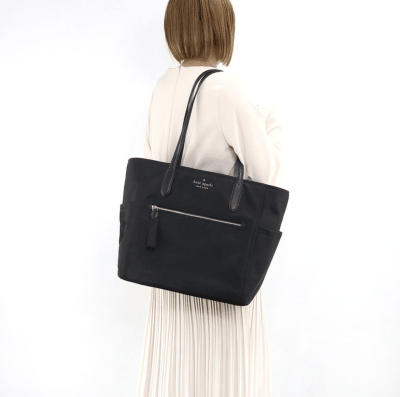 Cartera Kate Spade chelsea Tote negra tela1