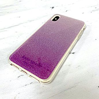 Carcasa Kate Spade brillos morada