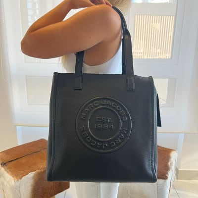 Cartera Tote Marc Jacobs cuero negro1