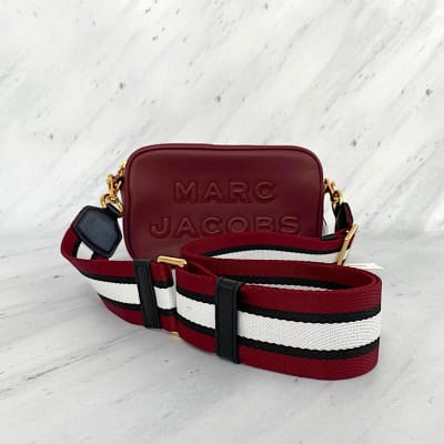 Cartera Marc Jacobs Crossbody Burdeo1