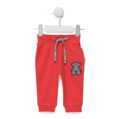 Pantalon Baby Tous buzo jogger rojo