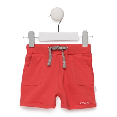Short deportivo Baby Tous rojo