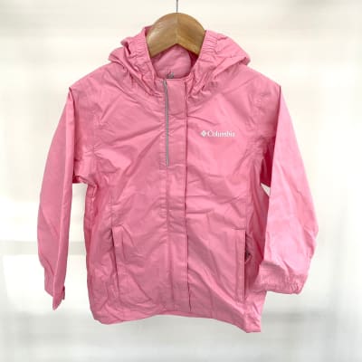 Chaqueta Columbia Kids impermeable Rosado palo1