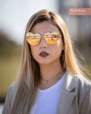 Lentes Michael Kors corazon dorado1