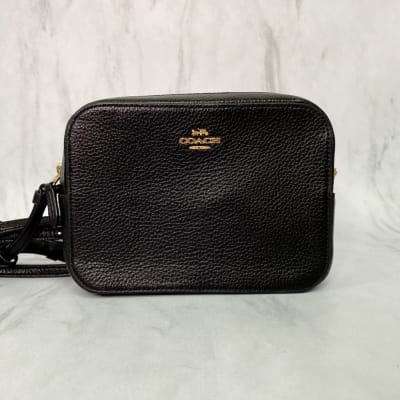 Crossbody Coach camera bag XS negra1