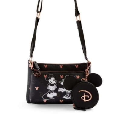 Crossbody Disney con monedero diseño negro1