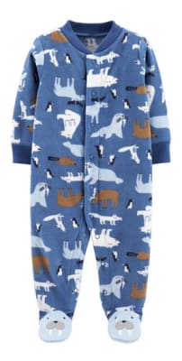 Pijama Carter's polar animales azules