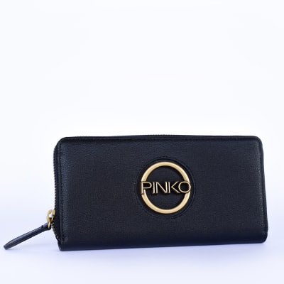 Billetera Pinko Grande Rectangular Negro1