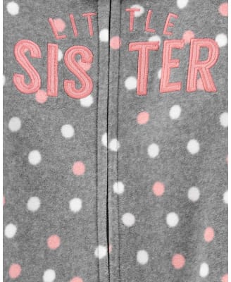 Enterito Carter's de polar little sister gris