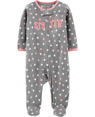 Enterito Carter's de polar little sister gris